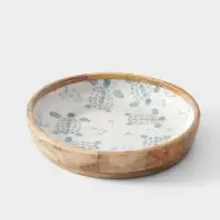 Блюдо &laquo;Черепаха и цветы&raquo;, 25&times;25&times;4.5 см, дерево манго