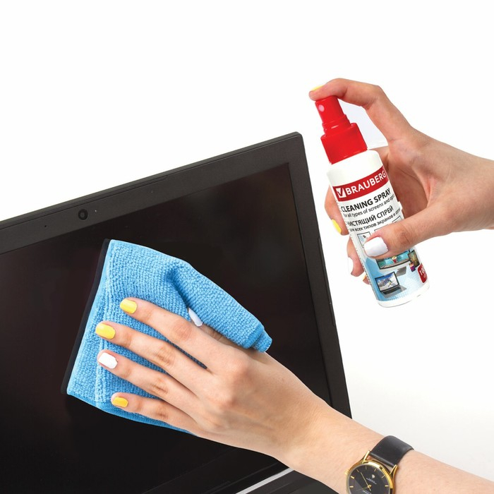 Чистящий набор: салфетки для экранов мониторов + спрей 100 мл Чистящий набор: салфетки для экранов мониторов + спрей 100 мл