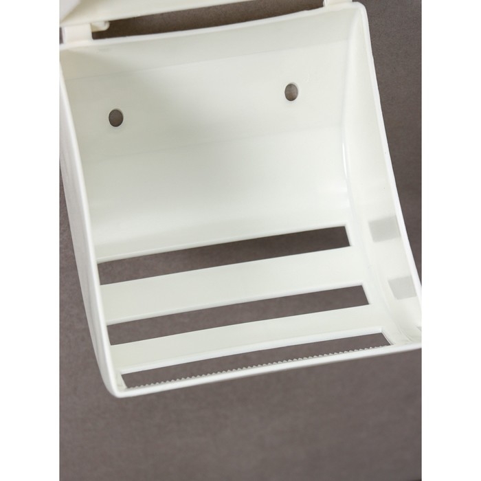 Держатель для туалетной бумаги Regular, 15,5×12,2×13,5 см, цвет белое облако Держатель для туалетной бумаги Regular, 15,5×12,2×13,5 см, цвет белое облако