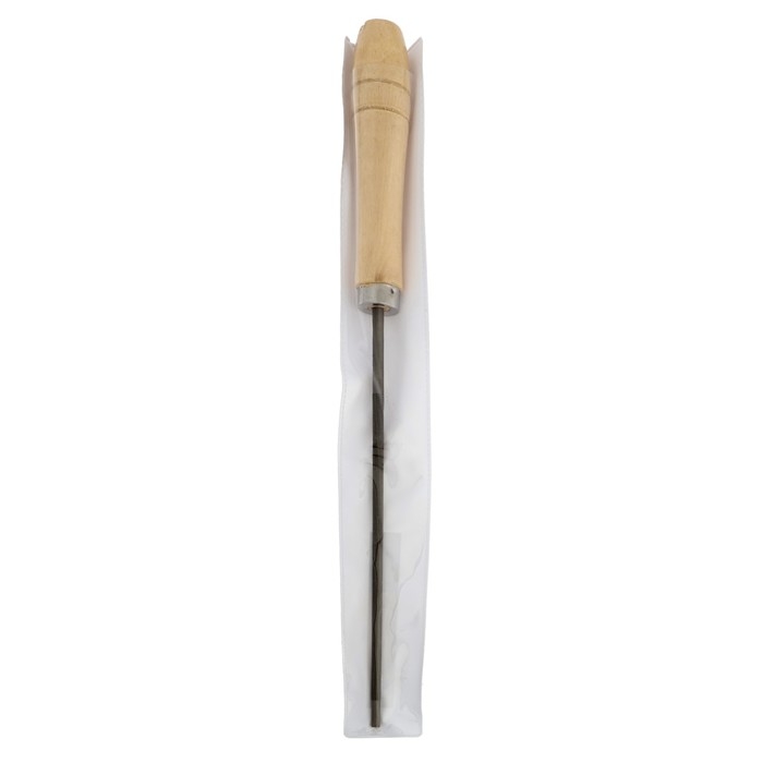 Напильник ТУНДРА, для цепей шаг 0.325 Напильник ТУНДРА, для цепей шаг 0.325", круглый, ШХ15, дерев. рукоятка, d=4.8 мм, №3, 200 мм