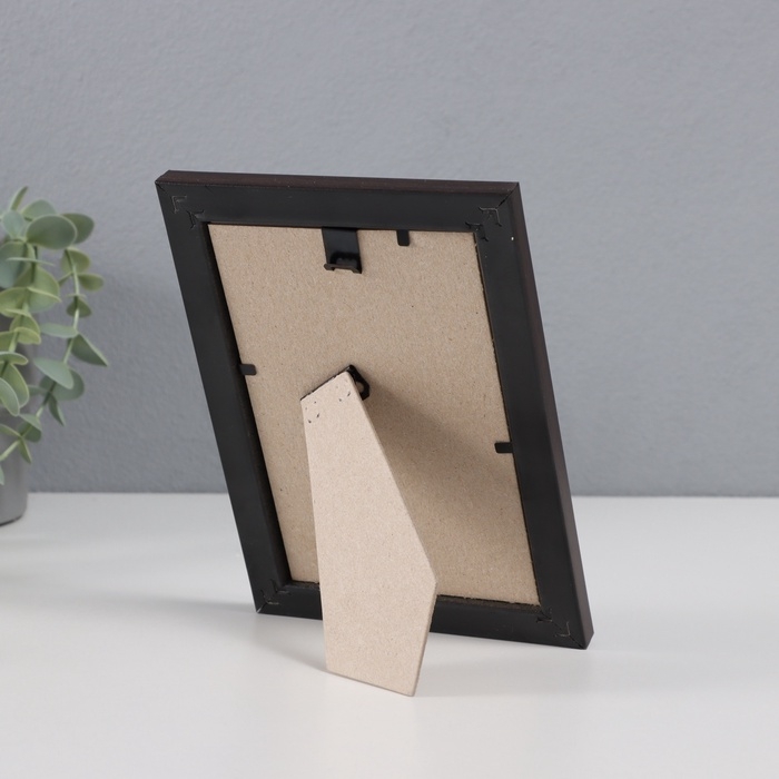 Фоторамка пластик Фоторамка пластик "Пиксель" 10х15 см, венге