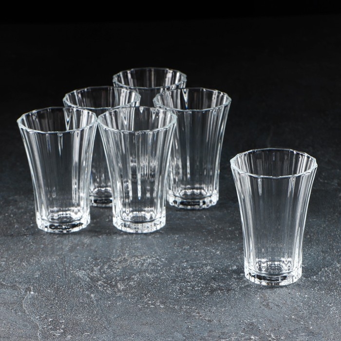 Набор стеклянных стаканов DIAMOND, 120 мл, 6 шт Набор стеклянных стаканов DIAMOND, 120 мл, 6 шт