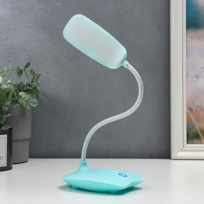 Лампа настольная Лампа настольная "Симпл" LED 5Вт USB МИКС 16х16х38 см RISALUX