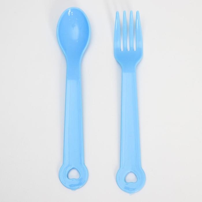 Набор посуды 4 предмета, миска, вилка, ложка, поильник твердый носик 200 мл., цвет МИКС Набор посуды 4 предмета, миска, вилка, ложка, поильник твердый носик 200 мл., цвет МИКС