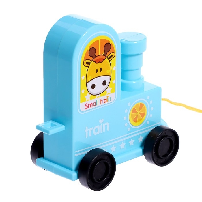 Каталка на веревке «Паровозик» Каталка на веревке «Паровозик»