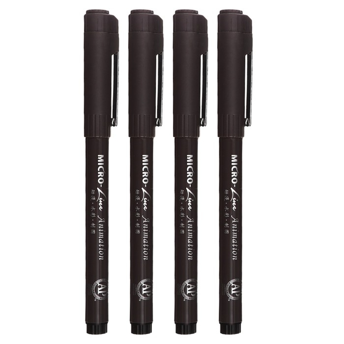 Набор маркеров профессиональных линеров, 12 цветов Набор маркеров профессиональных линеров, 12 цветов