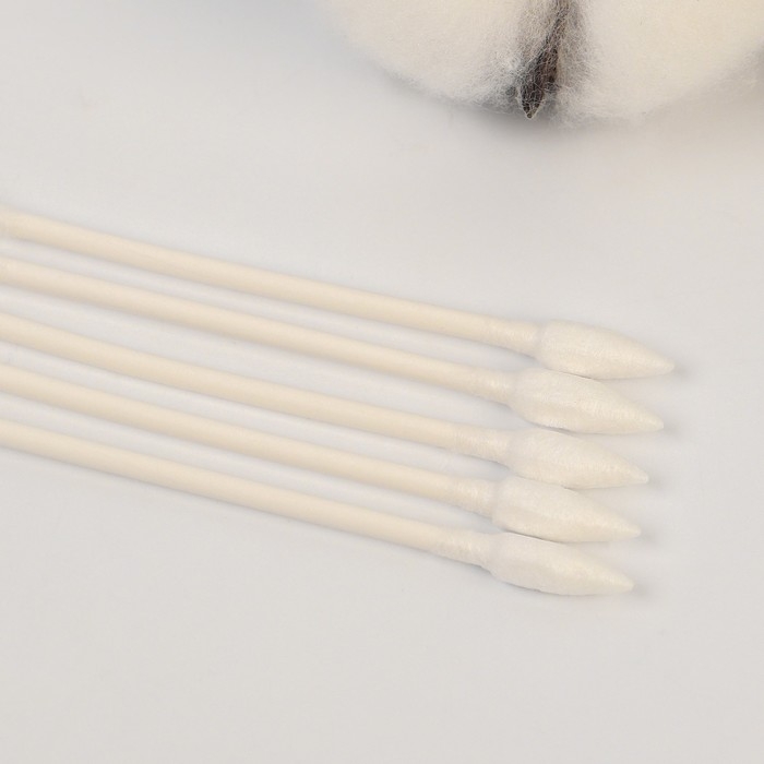 Ватные палочки в тубе 100 шт.,  наконечник - спираль | острый, хлопок/бумага(стик) Ватные палочки в тубе 100 шт.,  наконечник - спираль | острый, хлопок/бумага(стик)