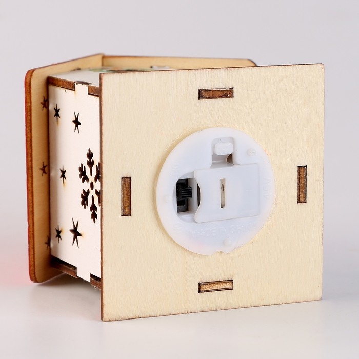 Световой декор «С Новым Годом» 6,4 × 7 × 8,3см Световой декор «С Новым Годом» 6,4 × 7 × 8,3см