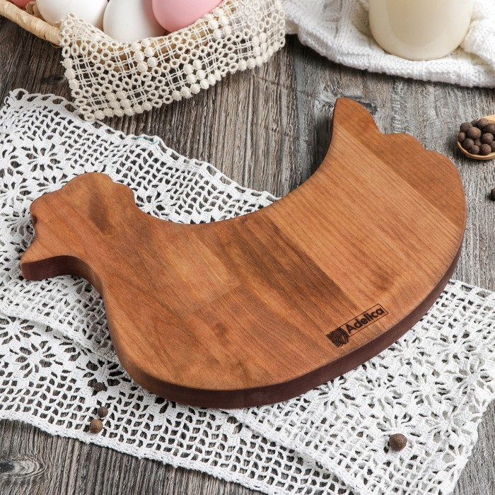 Подставка для яиц Adelica «Ряба», 6 отделений, 20×25×1,8 см, массив берёзы Подставка для яиц Adelica «Ряба», 6 отделений, 20×25×1,8 см, массив берёзы