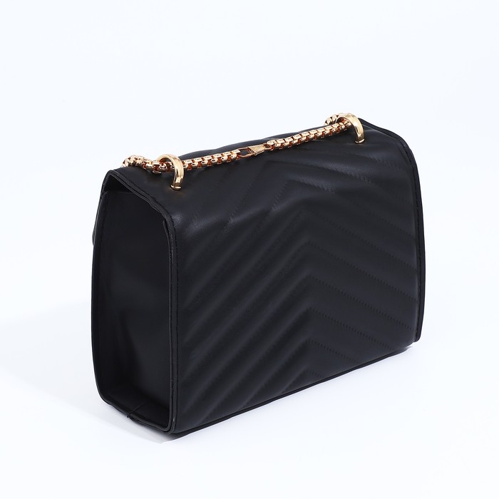 Сумка-мессенджер на магните, цвет чёрный Сумка-мессенджер на магните, цвет чёрный