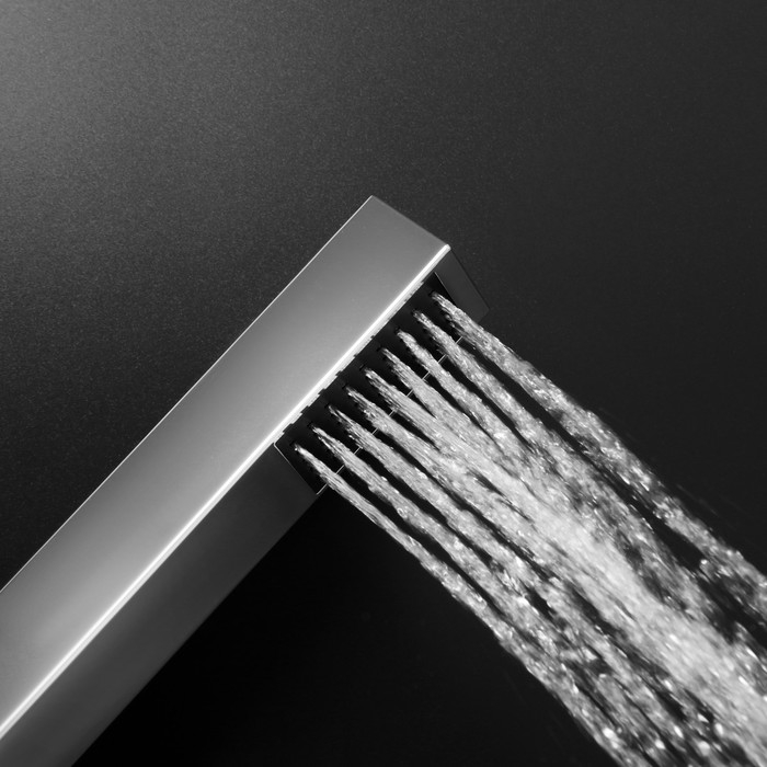 Душевая лейка ZEIN Z2795, квадратная, 1 режим, пластик, цвет хром Душевая лейка ZEIN Z2795, квадратная, 1 режим, пластик, цвет хром