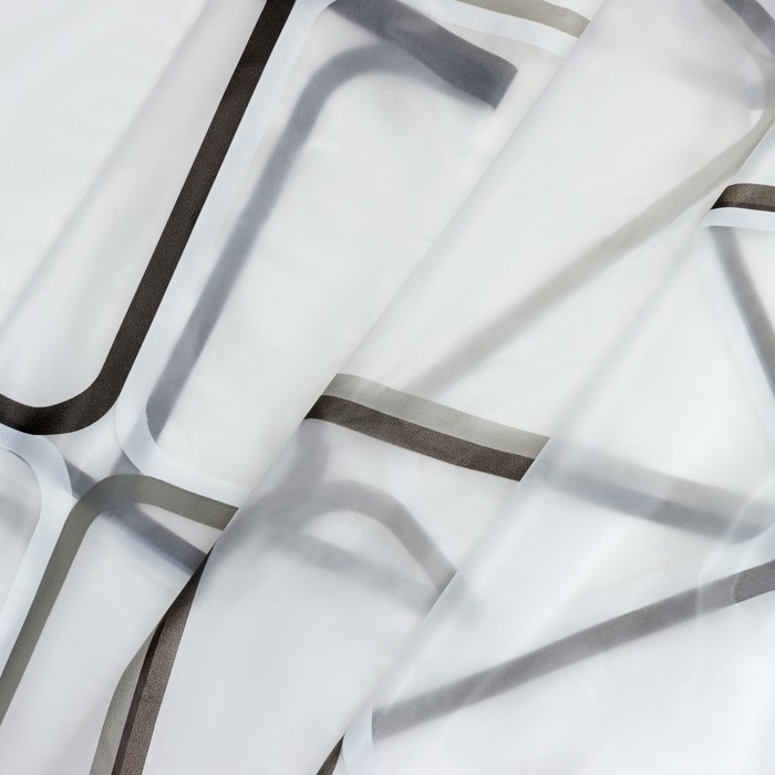 Штора для ванной комнаты Доляна «Квадраты», 180×180 см, PEVA Штора для ванной комнаты Доляна «Квадраты», 180×180 см, PEVA