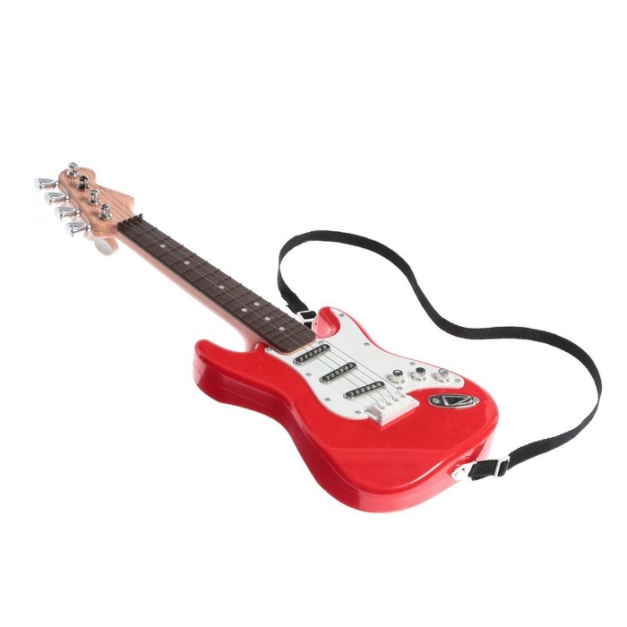 Игрушка музыкальная «Супергитара», звуковые эффекты, цвета МИКС, в пакете