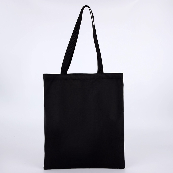 Шопер Шопер "Мишка ангел" 35 х 0,5 х 40, отдел без молнии, без подклада, чёрный