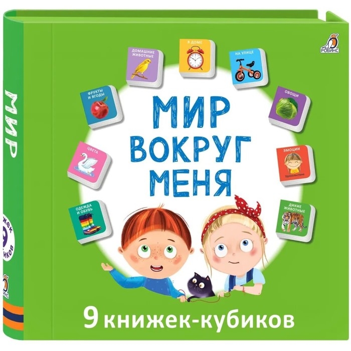 Книжки кубики. Мини - книжки  Книжки кубики. Мини - книжки "Мир вокруг меня"