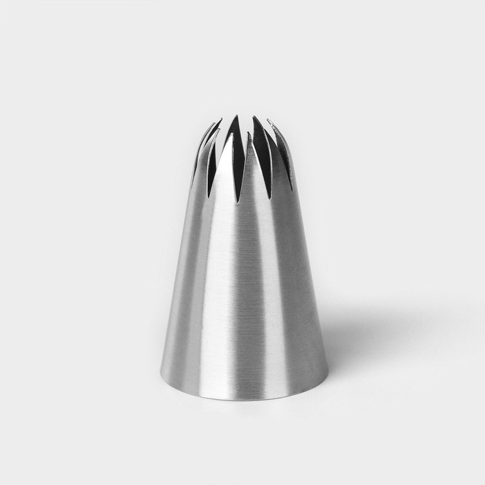 Насадка кондитерская KONFINETTA «Закрытая звезда», d=3 см, выход 0,9 см,нержавеющая сталь Насадка кондитерская KONFINETTA «Закрытая звезда», d=3 см, выход 0,9 см,нержавеющая сталь
