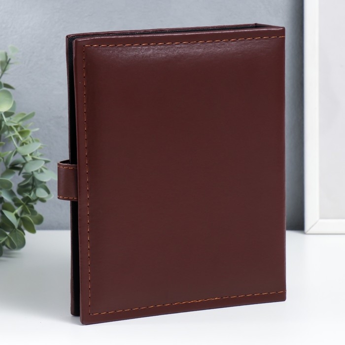 Фотоальбом 200 фото 10х15 см кожзам, кофейный 23,5х18,5х5,5 см Фотоальбом 200 фото 10х15 см кожзам, кофейный 23,5х18,5х5,5 см