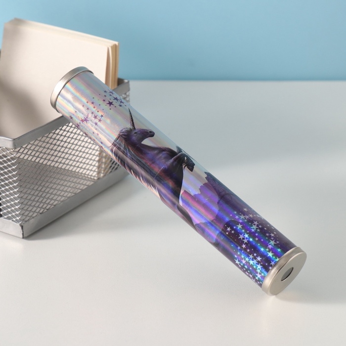 Калейдоскоп Калейдоскоп "Единорог и северное сияние" 17х3х3 см