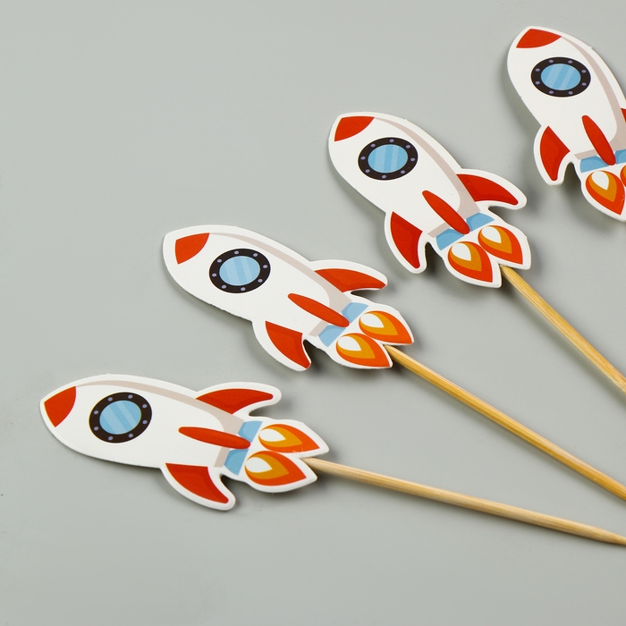 Шпажки «Ракета», набор - 12 шт. Шпажки «Ракета», набор - 12 шт.