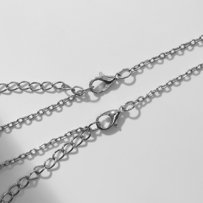 Кулоны «Неразлучники» best friends, цветы, цветные в серебре, 45 см Кулоны «Неразлучники» best friends, цветы, цветные в серебре, 45 см