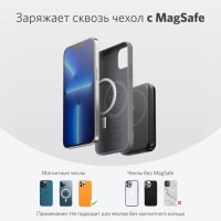 Внешний аккумулятор ANKER Power Core 321 MagGo 5K, 5000мАч, MagSafe, черный