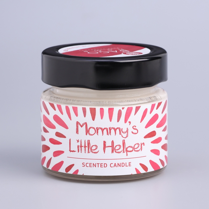 Свеча ароматическая в банке  Свеча ароматическая в банке "Малиновый десерт", совый воск, 80 г