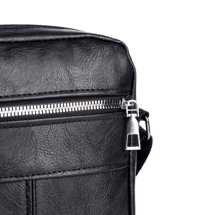 Сумка мужская на молнии, цвет чёрный Сумка мужская на молнии, цвет чёрный