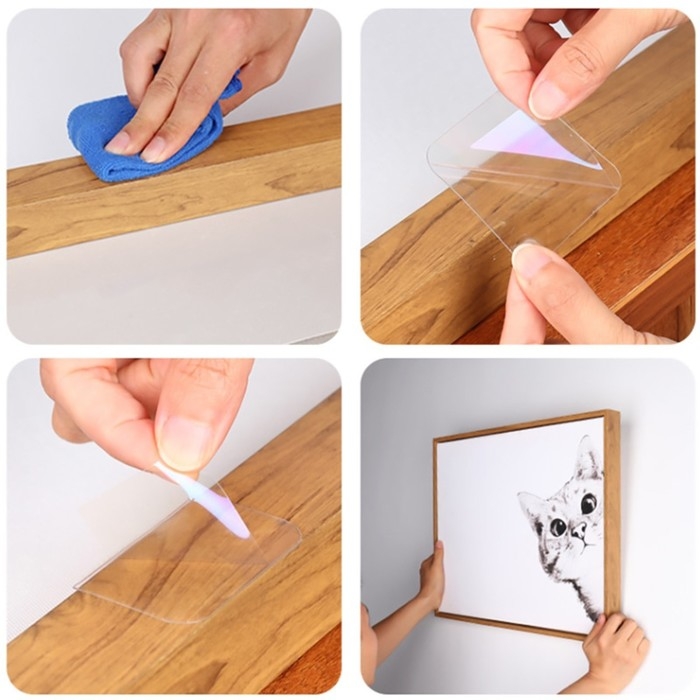 Двусторонняя самоклеящаяся лента ЛОМ, 18х48 мм., 60 шт. Двусторонняя самоклеящаяся лента ЛОМ, 18х48 мм., 60 шт.