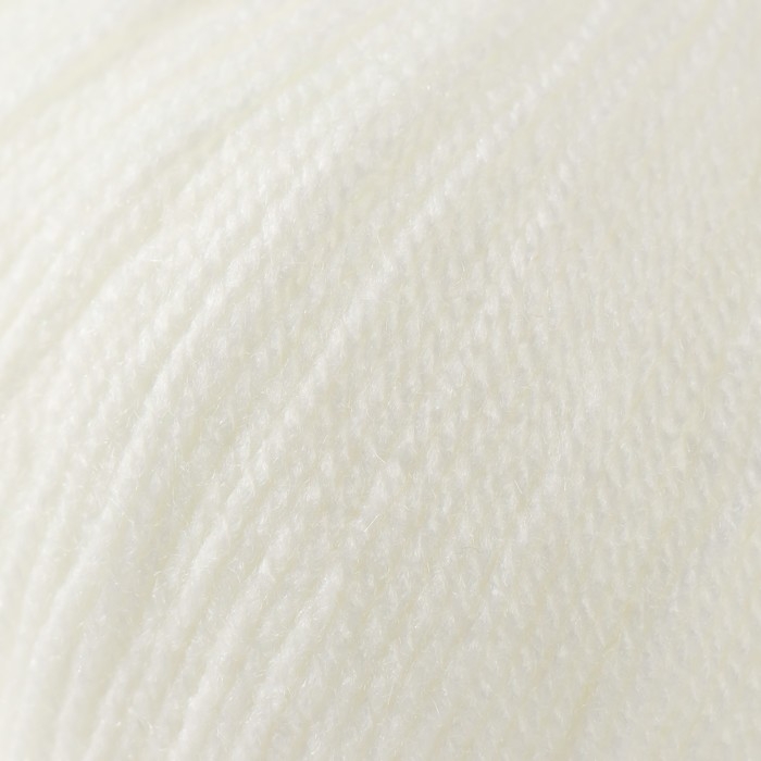 Пряжа Пряжа "Карамелька" 100% акрил 175м/50гр (002, отбелка)