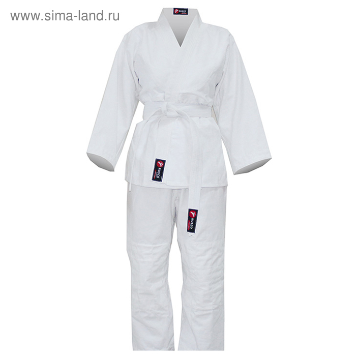 Кимоно для карате RuscoSport, для начинающих, 220-250 г/м², рост 130 см