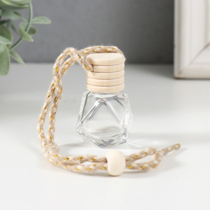 Диффузор стекло для ароматической эссенции  Диффузор стекло для ароматической эссенции "Бриллиант" 8 мл 2,3х2,3х4,5 см