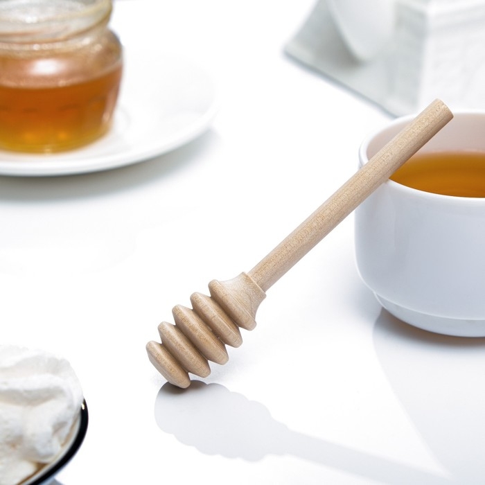 Ложечка для меда из алтайской березы 12,5 см Ложечка для меда из алтайской березы 12,5 см