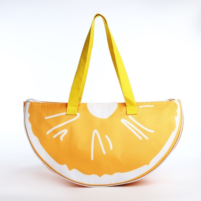 Термосумка на молнии, 10 л, цвет жёлтый Термосумка на молнии, 10 л, цвет жёлтый