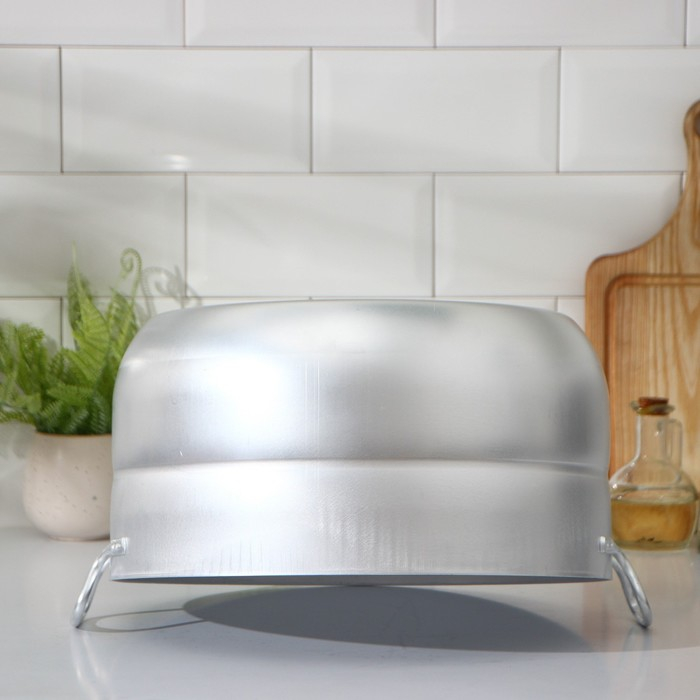 Кастрюля алюминиевая, 15 л, металлическая крышка Кастрюля алюминиевая, 15 л, металлическая крышка