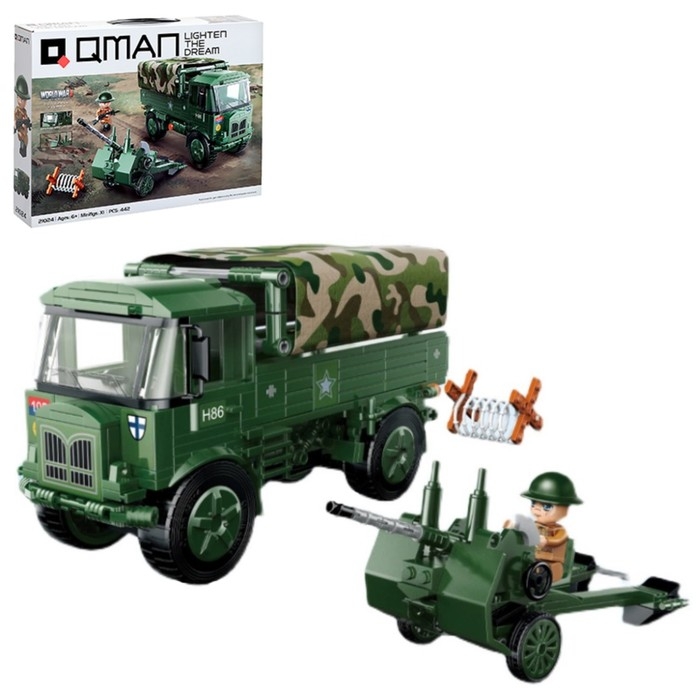 Конструктор Вторая мировая война &laquo;Артиллерийская батарея&raquo;, 442 детали