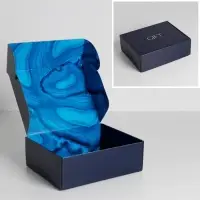 Коробка подарочная двухсторонняя складная, упаковка, &laquo;Агат&raquo;, 27&times;21&times;9 см