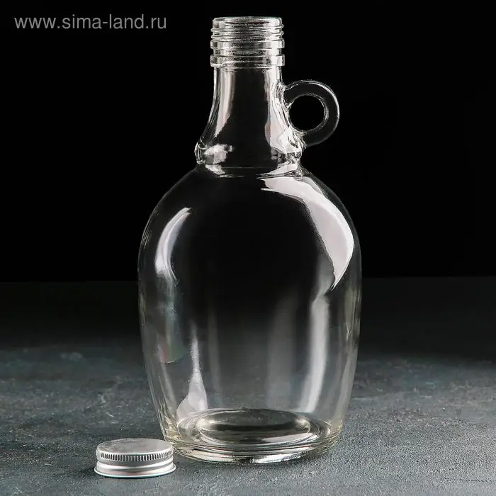 Бутыль для соусов и масла «Джентльмен», 1.2 л, 11.5×22.5 см, стекло, прозрачная