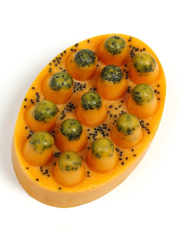 Мыло массажное со скрабом "Молоко и мёд", 100 г, Добропаровъ