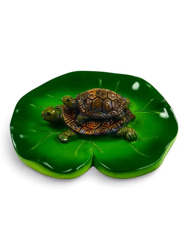 Садовая фигура из полистоуна &laquo;Черепашки&raquo;, 10&times;11&times;6 см, плавающая