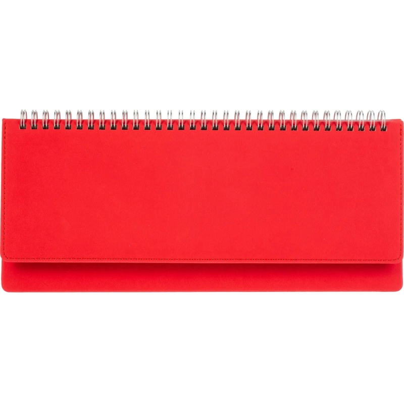 Планинг недатированный 305 х 130 мм Velvet красный 128 стр. 3-364/10