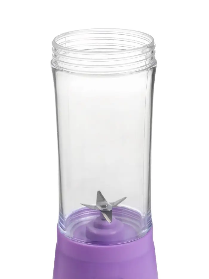 Блендер LBR-01, портативный, 24 Вт, 380 мл, USB, фиолетовый Блендер LBR-01, портативный, 24 Вт, 380 мл, USB, фиолетовый