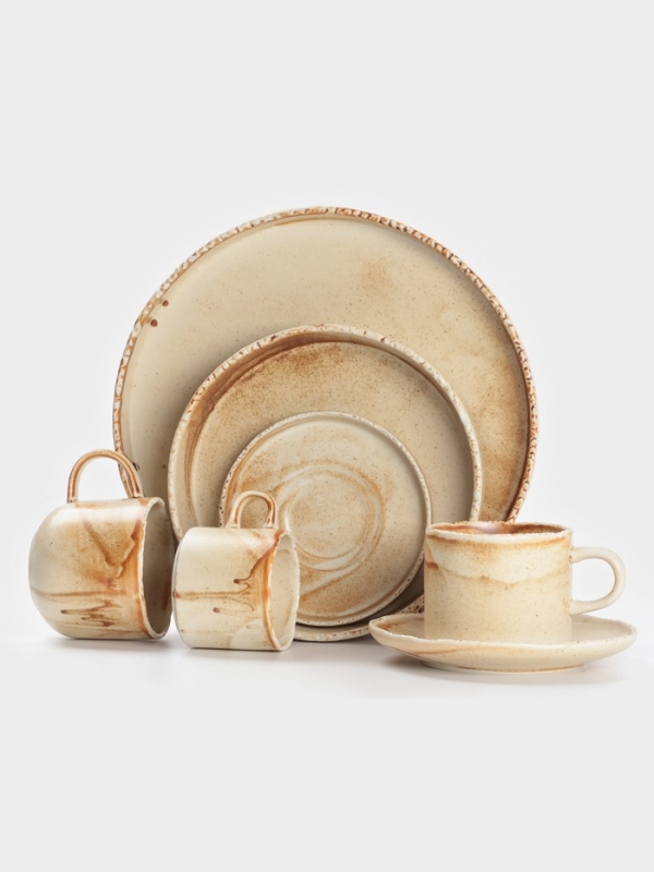 Тарелка Magistro Тарелка Magistro "Organic brown" 20,6х4,4 см с высоким бортом