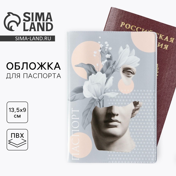 Обложка на паспорт «Античность», ПВХ Обложка на паспорт «Античность», ПВХ