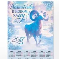 Календарь 2027, настенный, А2 &laquo;Волшебства в НГ&raquo;