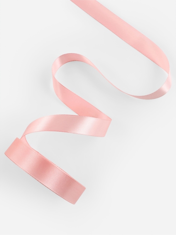 Лента атласная, 20 мм × 23±1 м, розовая Лента атласная, 20 мм × 23±1 м, розовая