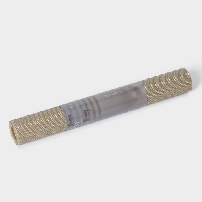 Коврик противоскользящий LaDо́m Elegiam, 30×150 см, цвет бежевый Коврик противоскользящий LaDо́m Elegiam, 30×150 см, цвет бежевый