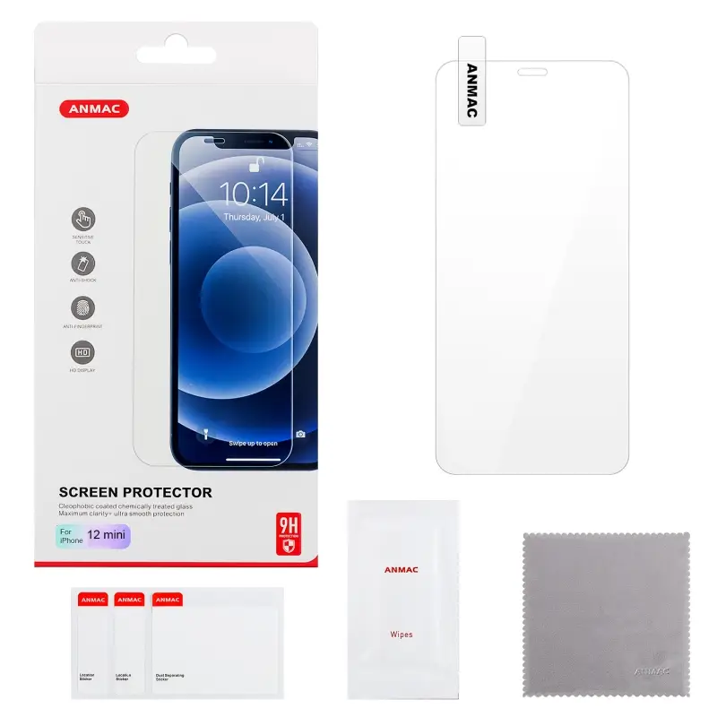 Защитное стекло iP 12 Mini ANMAC Арт.1137220 Защитное стекло iP 12 Mini ANMAC Арт.1137220