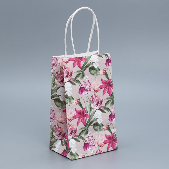 Пакет подарочный крафтовый, упаковка, «Тебе с любовью», 12 х 21 х 9 см Пакет подарочный крафтовый, упаковка, «Тебе с любовью», 12 х 21 х 9 см