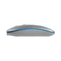 Мышь MB-2.4 беспроводная, оптическая, подсветка, 800-1600 dpi, USB, Bluetooth, серебристая