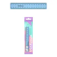 Линейка 15 см ErichKrause "Pastel", голубая, в флоупаке